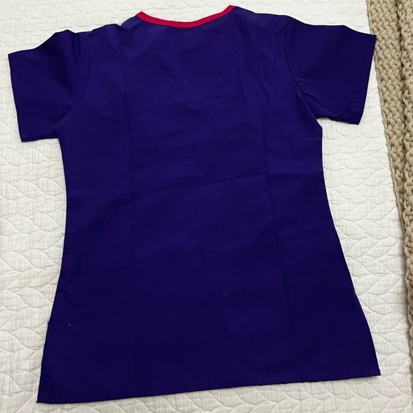 CROCS purple scrub top - Picture 2 of 3